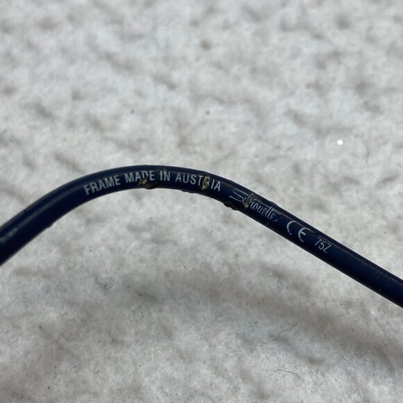 Silhouette Eyeglasses 5540/CF-45 Titan Dynamics Contour 48/19/135 Navy Blue - Picture 9 of 12